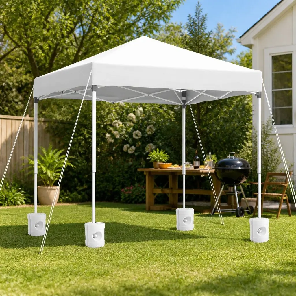 2x2m Outdoor Gazebo Canopy with Base Pods