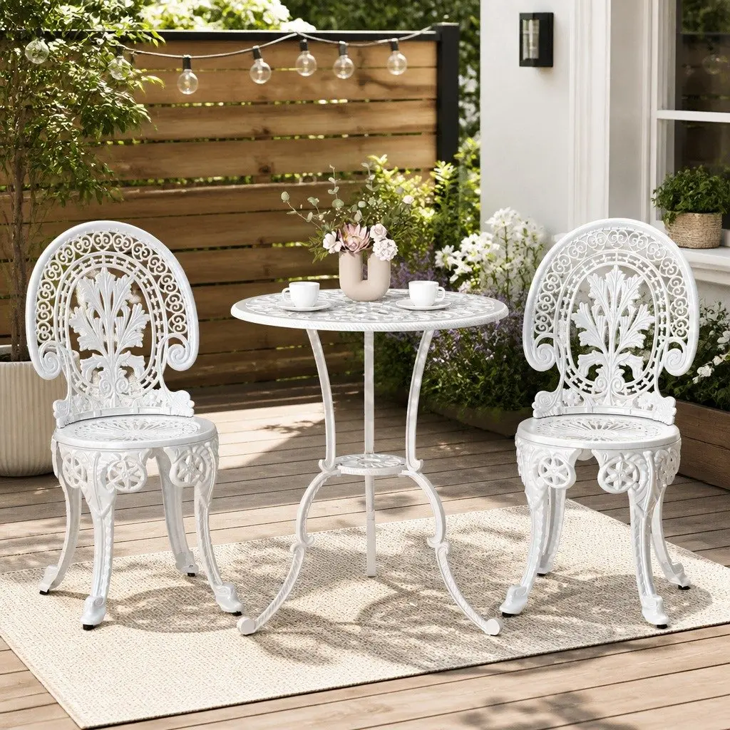 3PC Bistro Dining Set for Outdoor Spaces