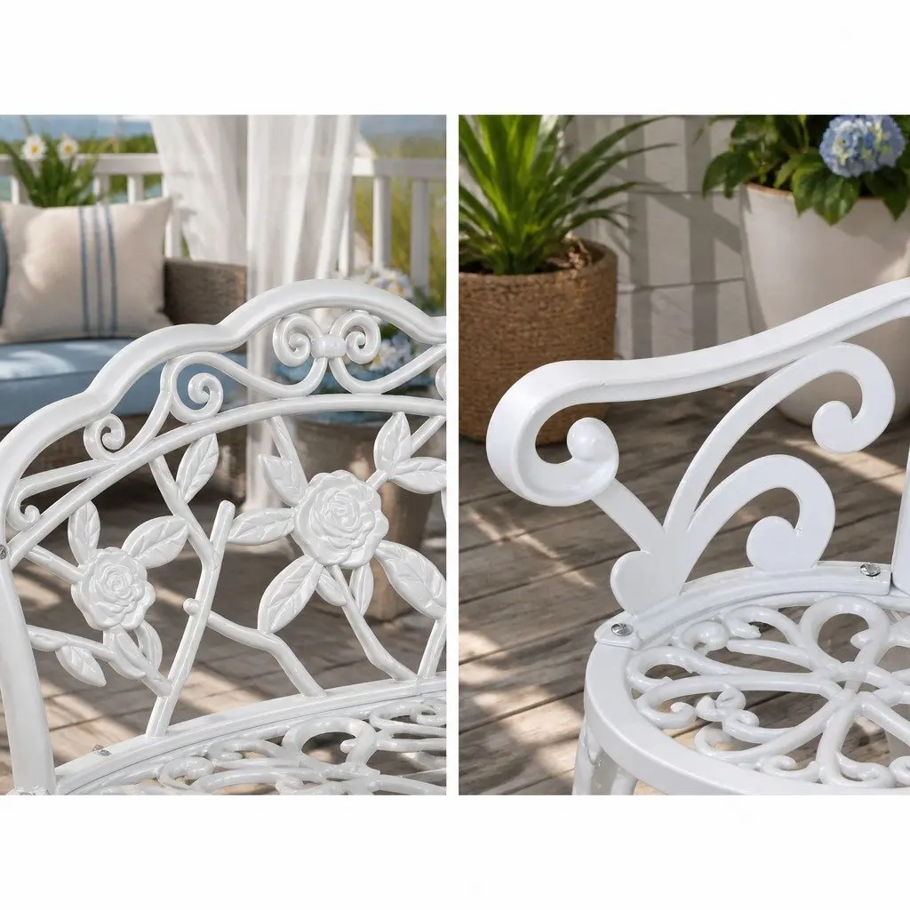 100cm Vintage Garden Bench for Outdoor Relaxation
