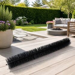 Gutter Guard Brush 92cm x 10cm Black: Simple Protection