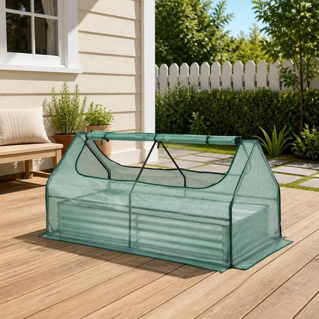 Raised Garden Bed and Greenhouse Kit