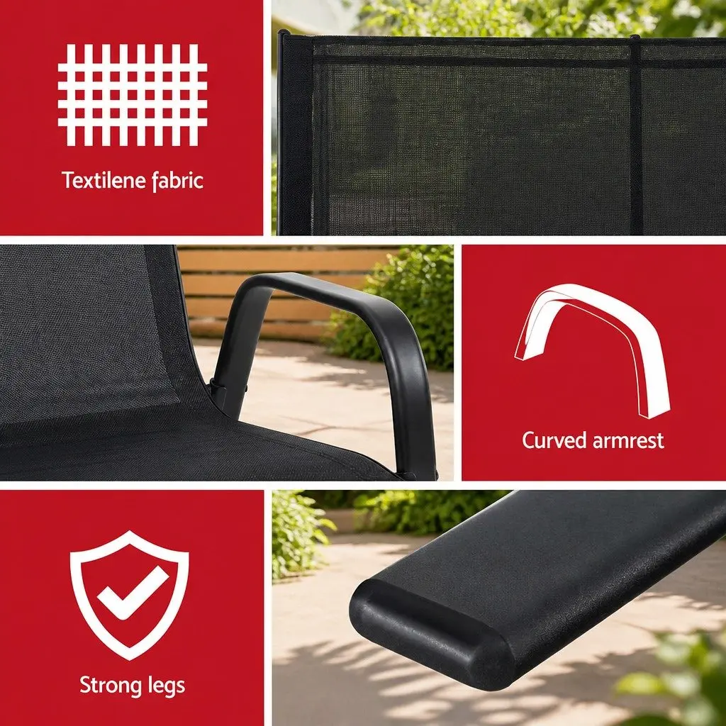 2-Seat Outdoor Bench