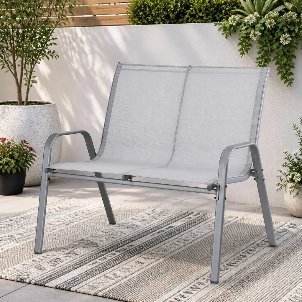 2-Seat Bench for Outdoor Relaxation