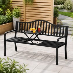 Compact Garden Bench for Relaxing Outdoors