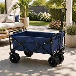 Compact and Heavy Duty Folding Garden Wagon