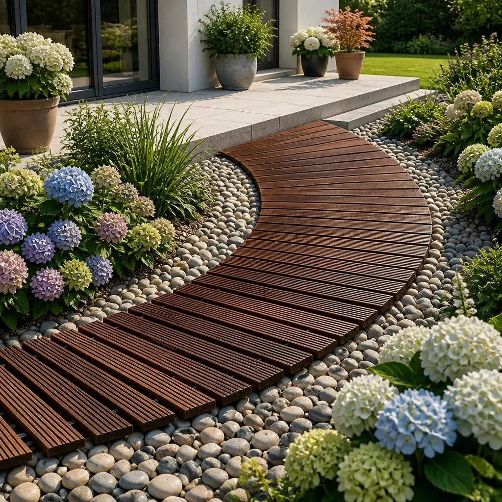 Garden Pathway Charcoal Brown 8FT Flexible Roll-Out Walkway for Outdoor Terrain