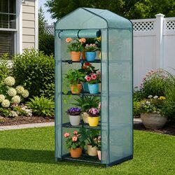 Your 4-Tier Mini Greenhouse Awaits—Grow with Ease