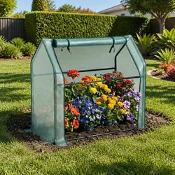 Compact Mini Greenhouse 91x46x84cm for Plant Growth