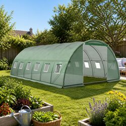 Compact 6x4x2M Greenhouse with Easy Access for Gardeners