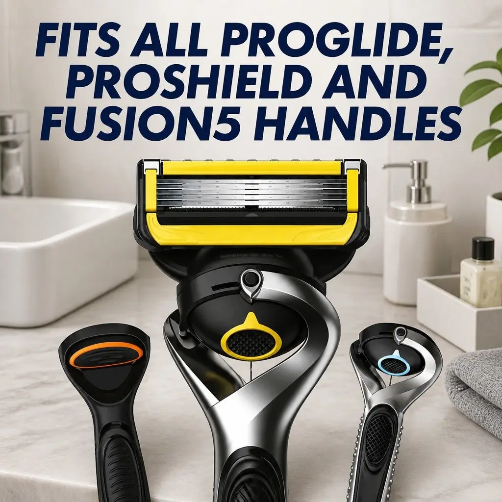 Precision Shaving System Razor Handle Ergonomic 2 Cartridges Close Smooth Shave