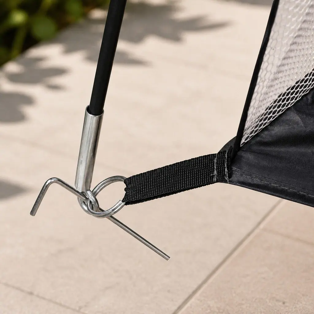 Golf Practice Net Black Ultra-Wide Indoor Outdoor Training Aid