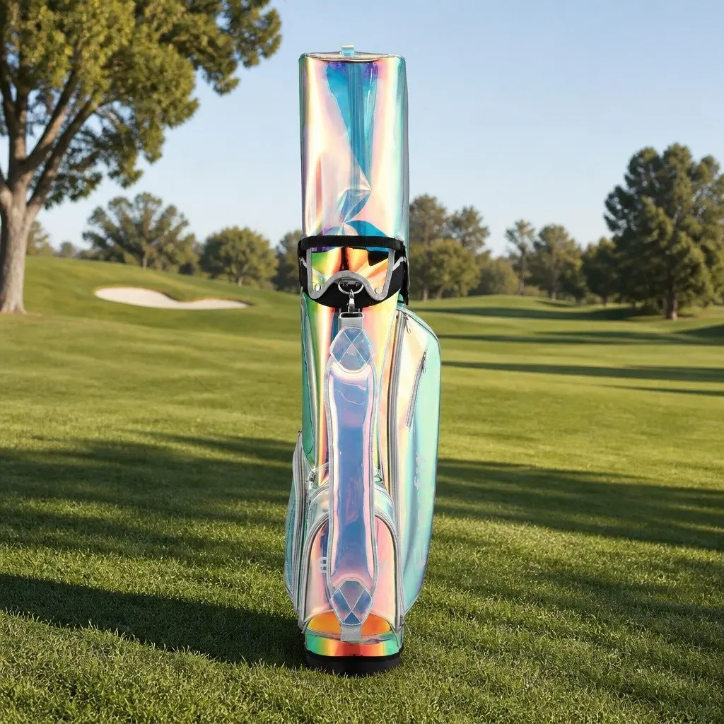 Golf Stand Bag Holographic Lightweight Dual Strap Club Divider