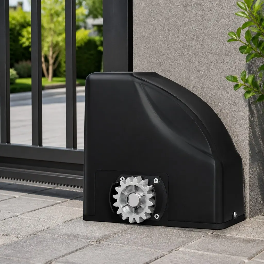 Automatic Sliding Gate Opener Kit 6M 600KG Solar-Powered with Remote Controls