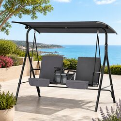 2-Seater Outdoor Swing Chair: Perfect for Relaxation