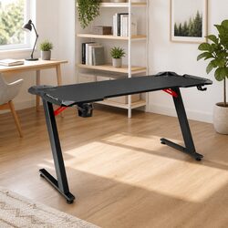 Compact RGB Gaming Desk with Practical Design