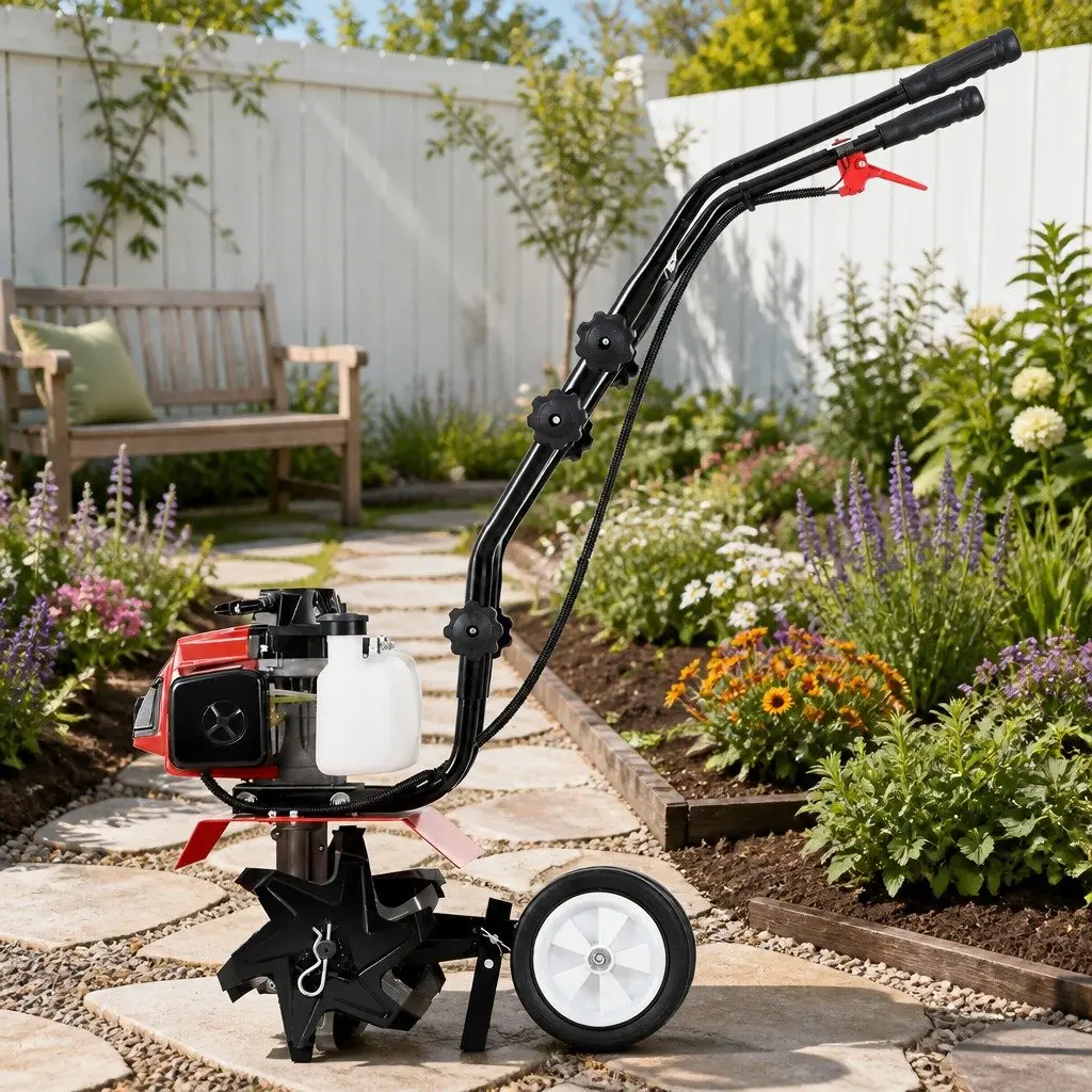 63cc Hand-held Garden Tiller