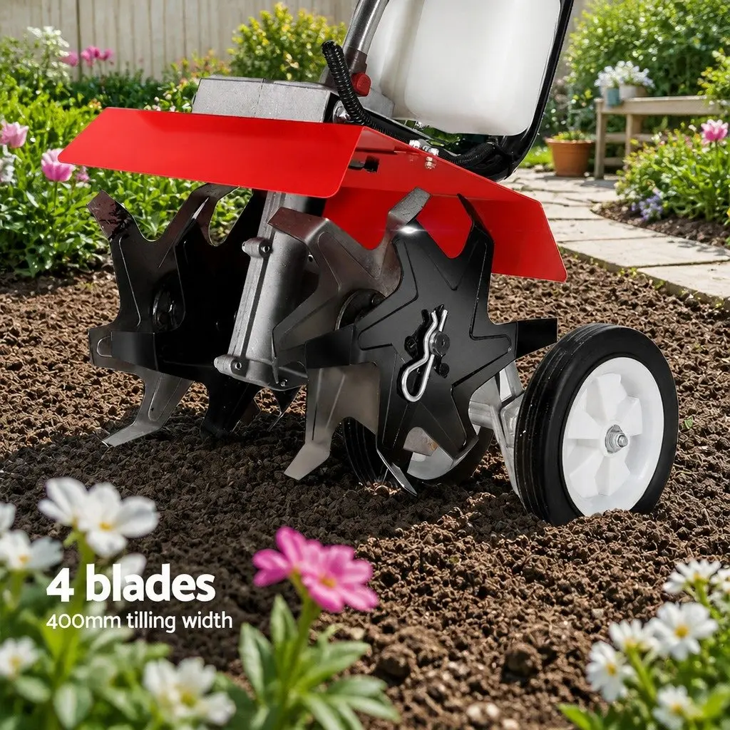 63cc Hand-held Garden Tiller