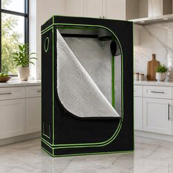 Hydroponic Grow Tent 90x50x160cm Indoor Plant Room System Setup Kit Ventilation