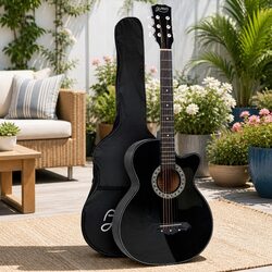 38 Inch Acoustic Cutaway Guitar - Built for Right-Handed Players