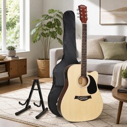 41-Inch Acoustic Guitar with Professional Features