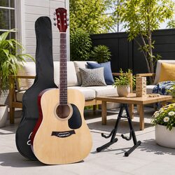 41 Inch Acoustic Cutaway Guitar - Compact Design