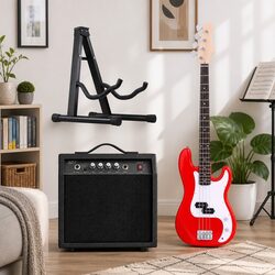 Electric Guitar 47 Inch Beginner Kit with 40W Amplifier Stand Strap Picks