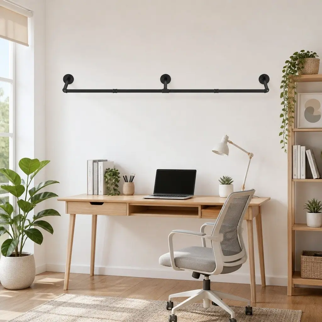 Wall-Mounted Clothes Rack