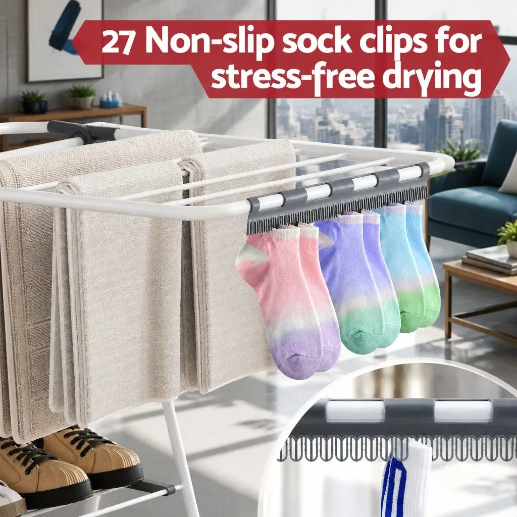 2 Tier Clothes Drying Rack Airer Foldable 139CM White Laundry Dryer Stand