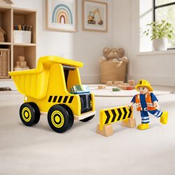 Wooden Dump Truck: A Fun Toy for Kids