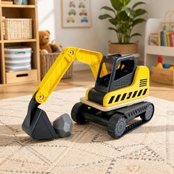Dig n Dump Excavator Set Kids Construction Vehicle Toy Digger Arm Wheels Play