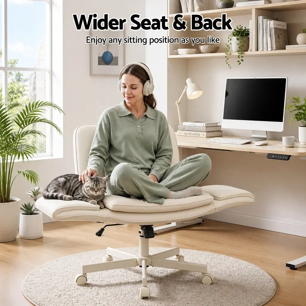 Electric Standing Desk with Office Chair Bundle