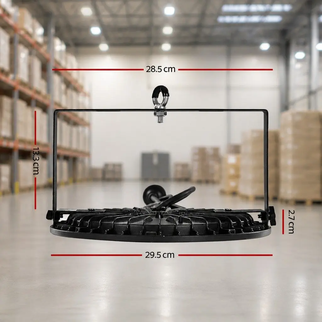 150W LED High Bay Light Black Industrial Workshop Ceiling Lamp Energy Saving