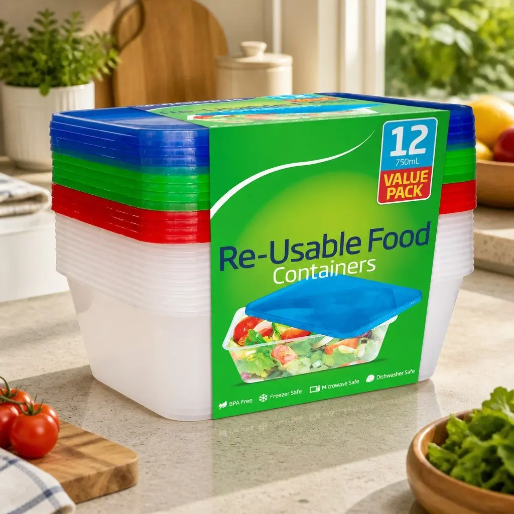 750ml Containers for Easy Meal Prep