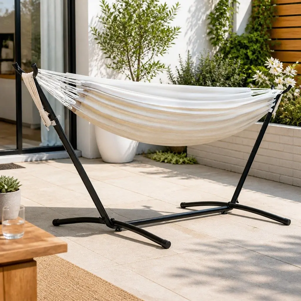 Hammock Bed with Stand, Easy to Set Up