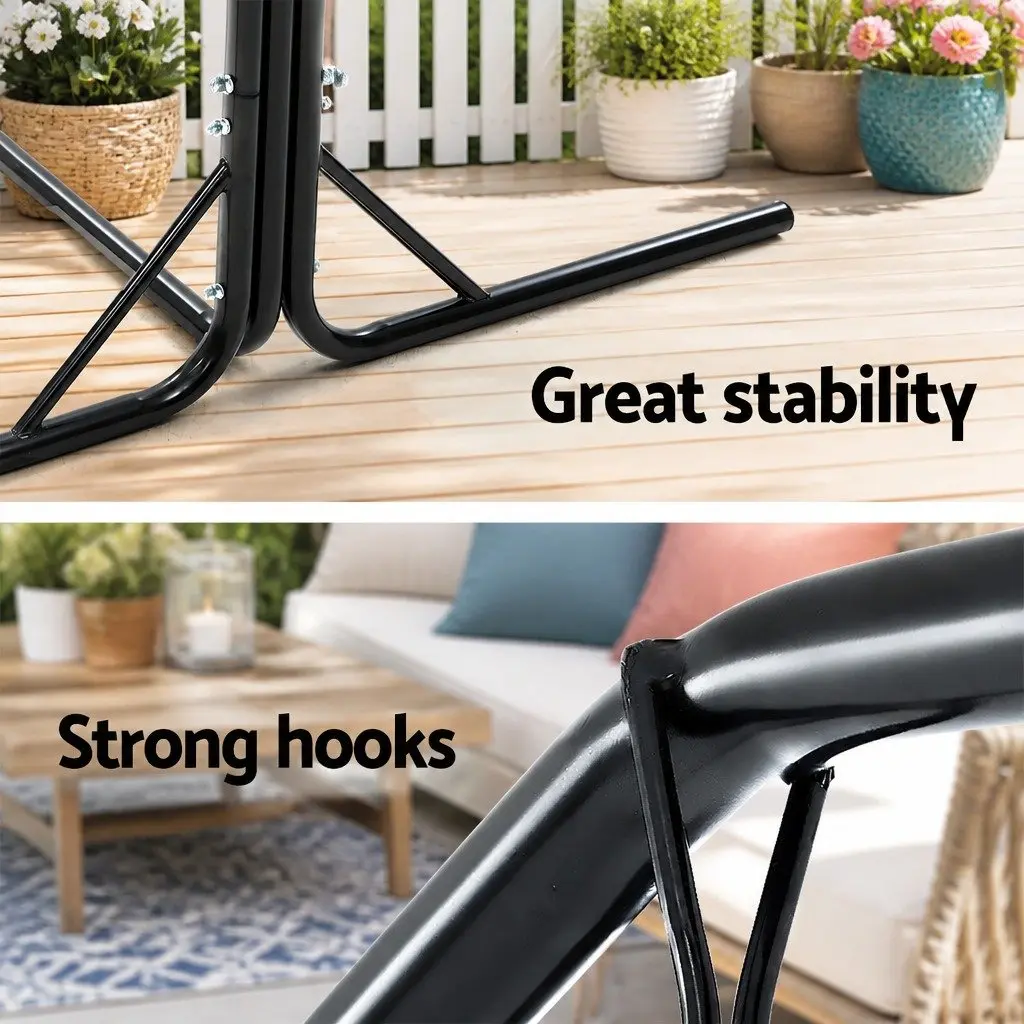 Hammock Chair and Stand Set in Cream