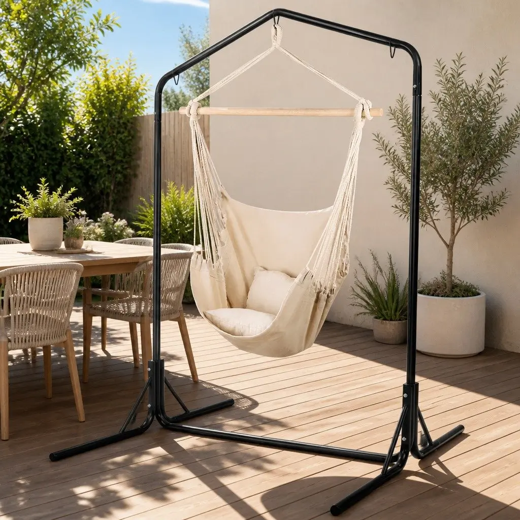 Hammock Chair with Stand for Relaxation