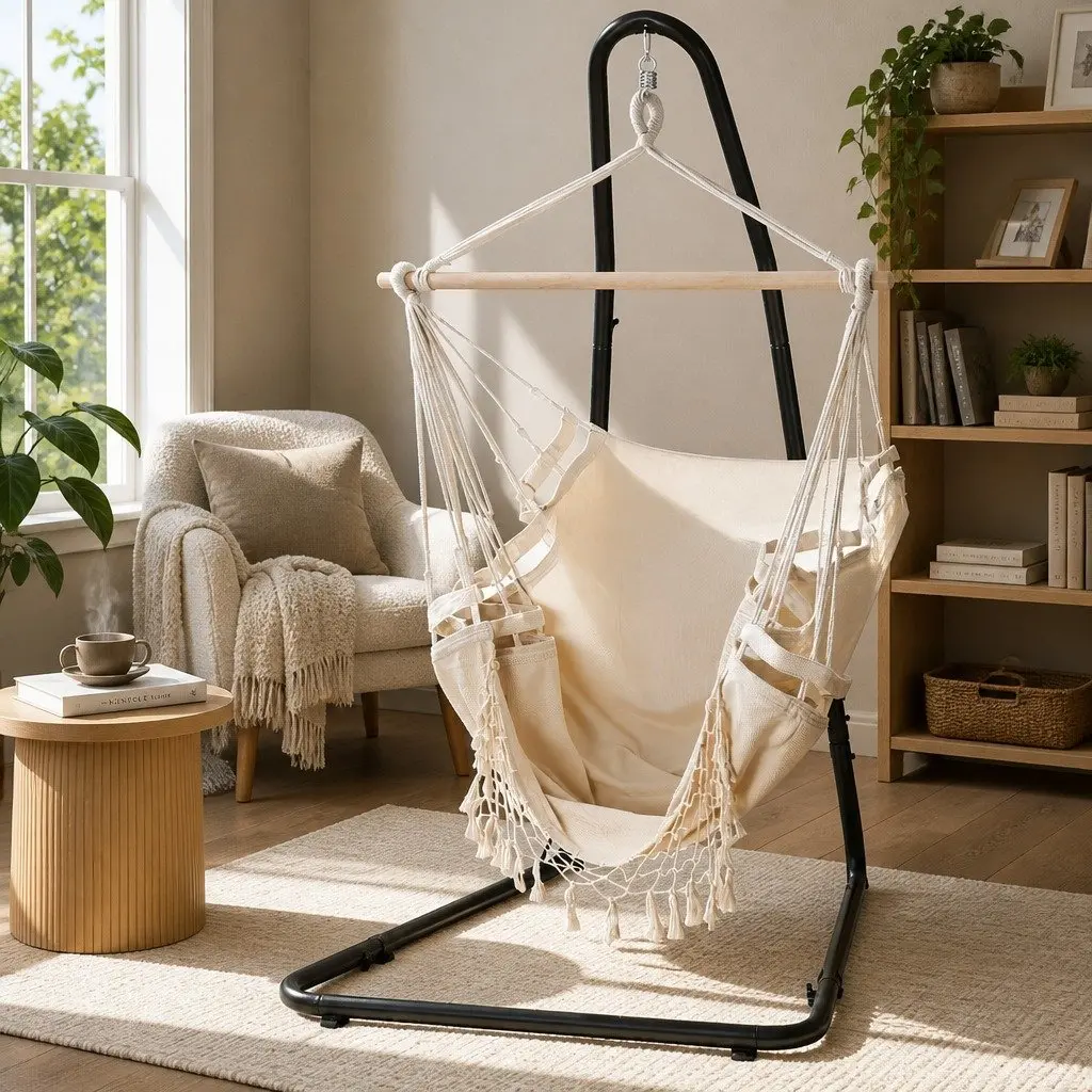 Hammock Hanging Chair with Stand for Relaxation