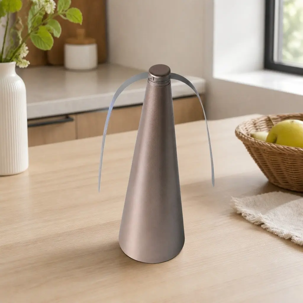 Fly Repellent Fan Rose Gold Portable Lightweight Battery Operated Chemical Free