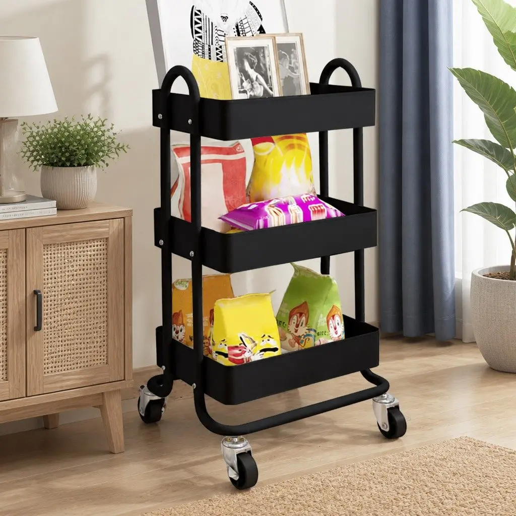 3-Tier Kitchen Storage Trolley