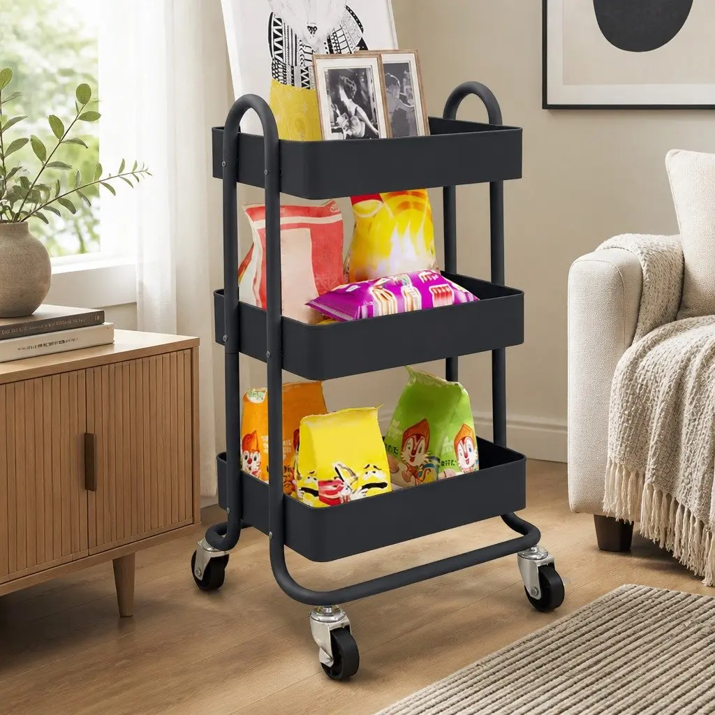 3 Tier Kitchen Trolley for Easy Organization