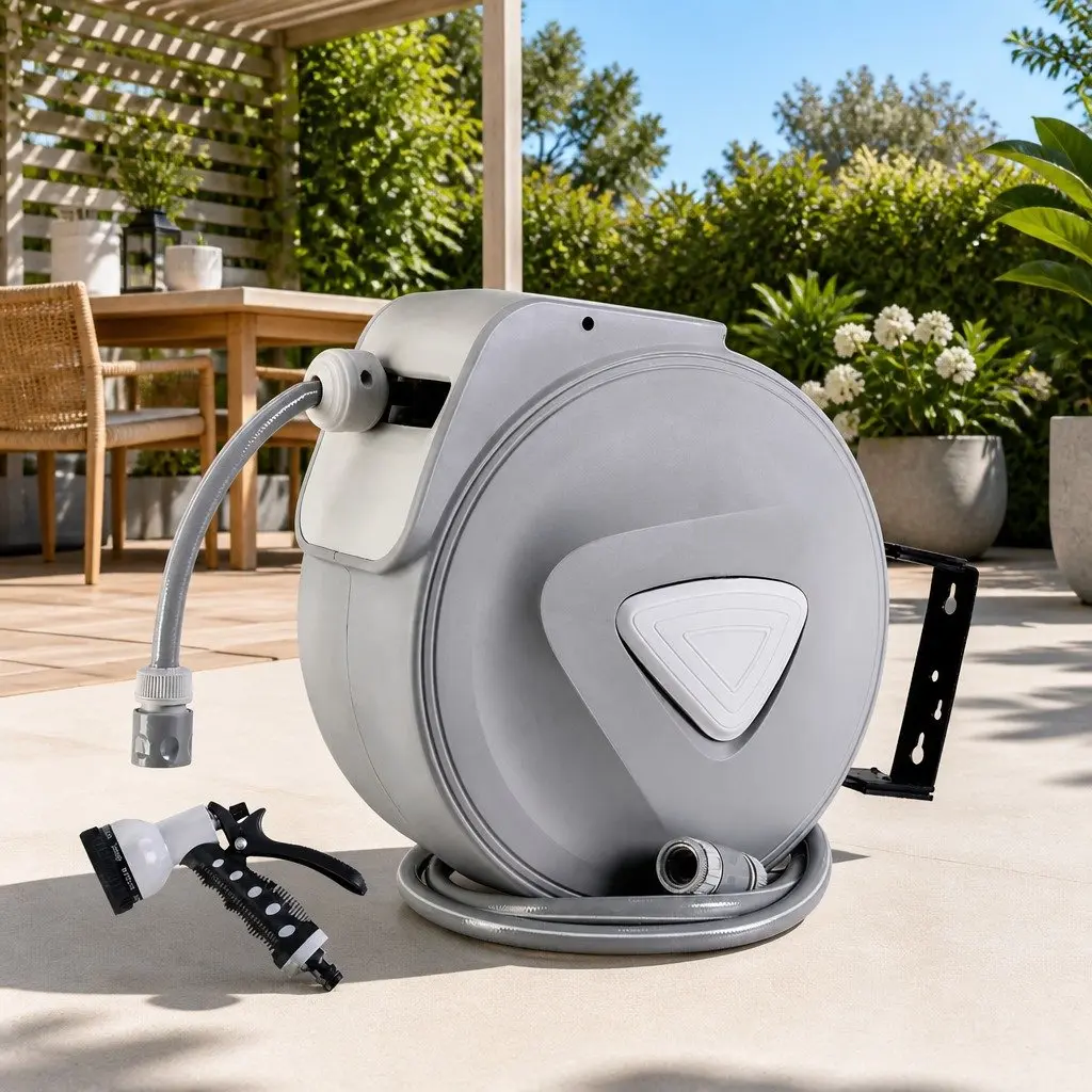 30M Wall-Mount Hose Reel