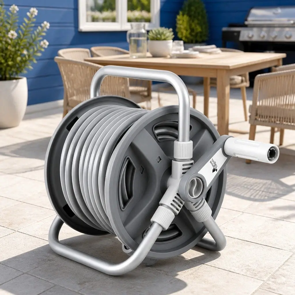 20m Garden Hose Reel with Easy Storage