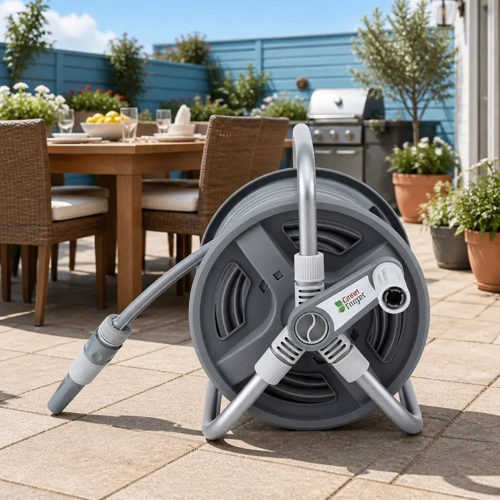 20m Garden Hose Reel with Easy Storage