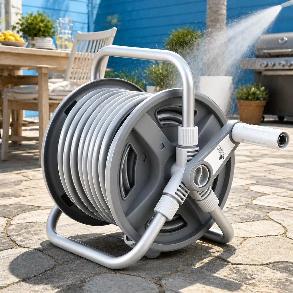 20m Garden Hose Reel with Easy Storage
