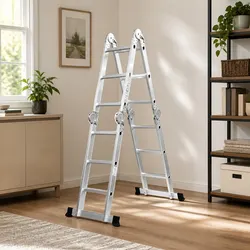 Compact and Durable Folding Ladder for Home Use