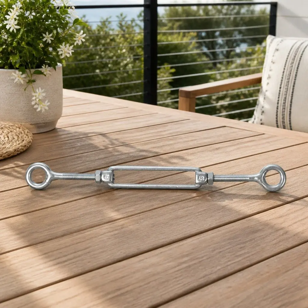 Wire Rope Kit Silver 3.2mm DIY Balustrade Fence Installation with Turnbuckles Thimbles Ferrules
