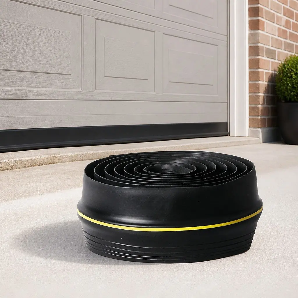 Garage Door Weather Seal Strip Yellow 6 Meter EPDM Rubber Draught Excluder
