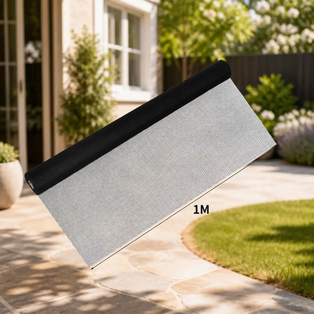 Insect Screen Mesh Black 1M x 30M Fibreglass Window Door Protection