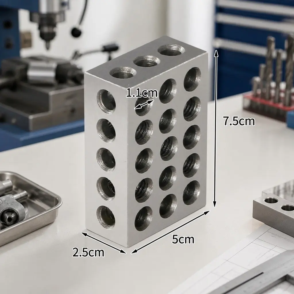 1-2-3 Precision Machinist Blocks Set Square Gage Tool Mill Drill Press Setup