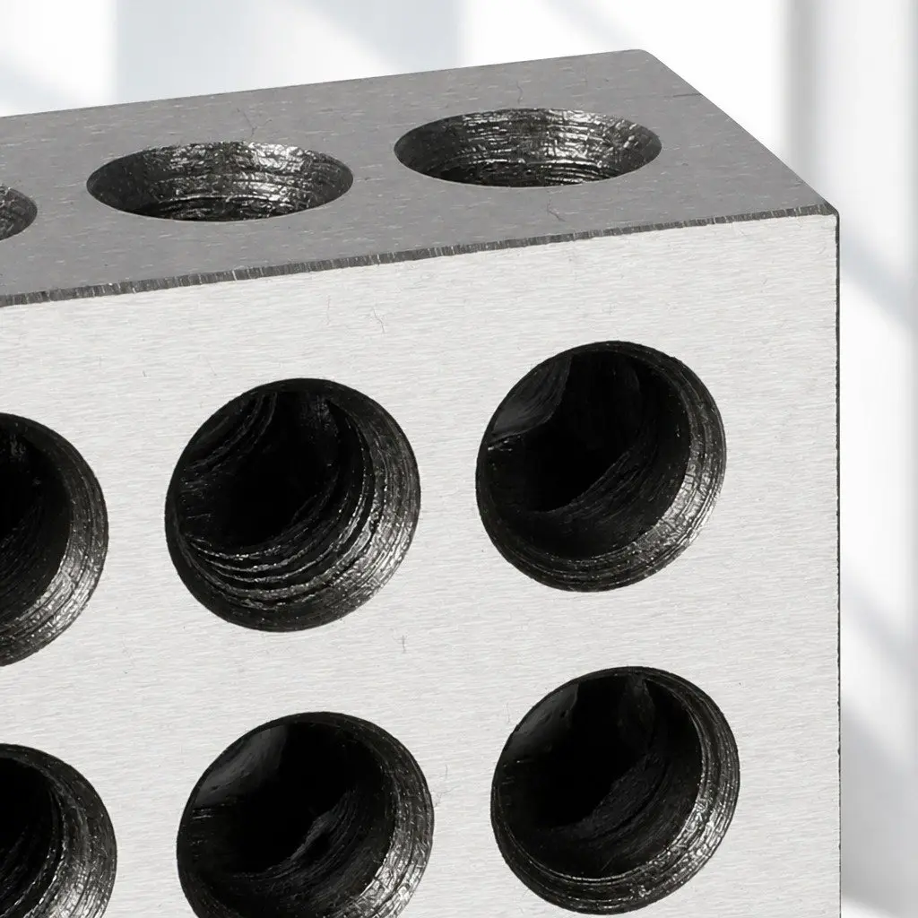Gage Block Silver 1 Inch x 2 Inch x 3 Inch Precision Tool for Setup Layout Inspection